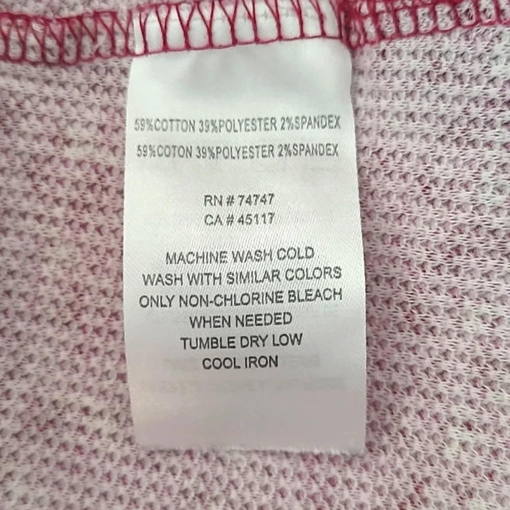 Ascend Pink Patterned Long Sleeve Top - Picture 7 of 7